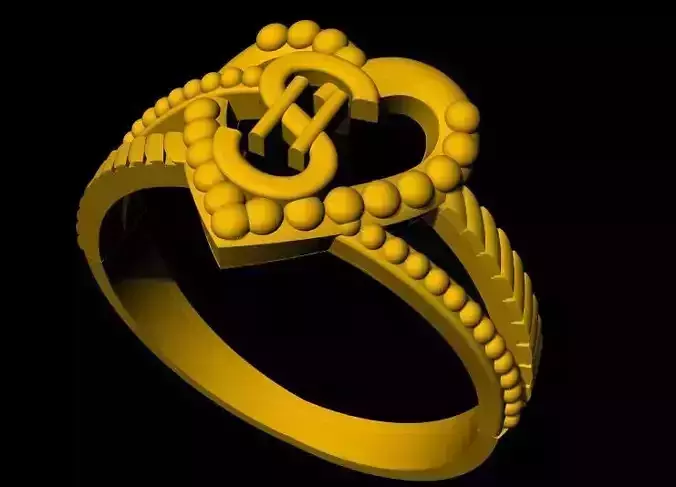heart Ring 3dm file