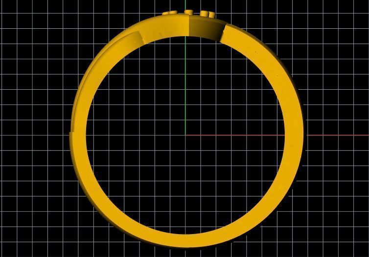 Heart Ring 3dm file 3D print model_4