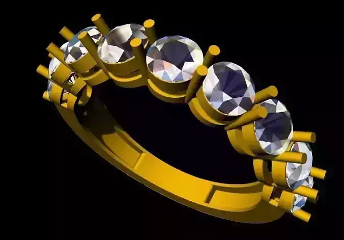 Cluster Ring 3dm file