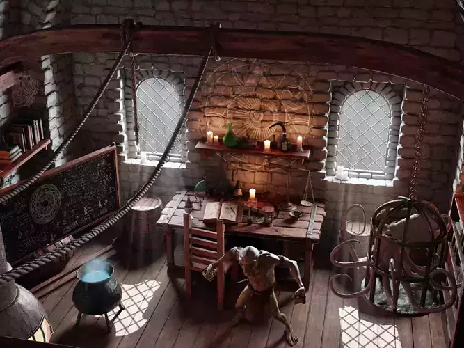 A Lab Of Alchemy Full Pack 3D model 3D model