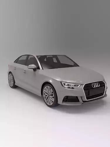 Audi A3 sedan 2017 3D model