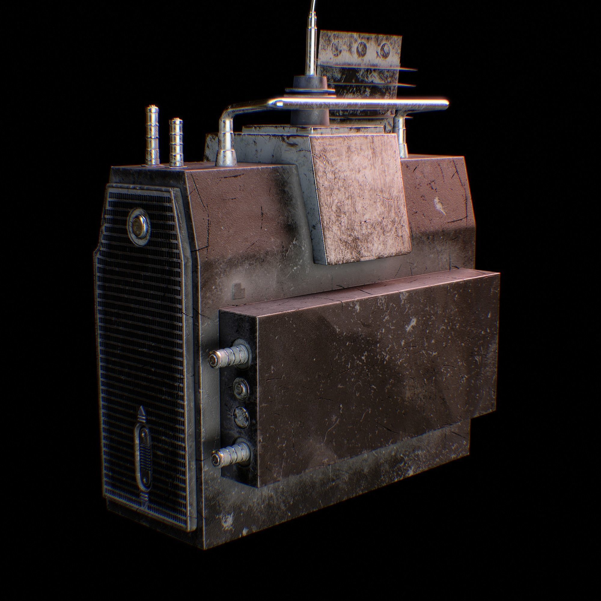 RC Controller - Back to the Future 3D model_7