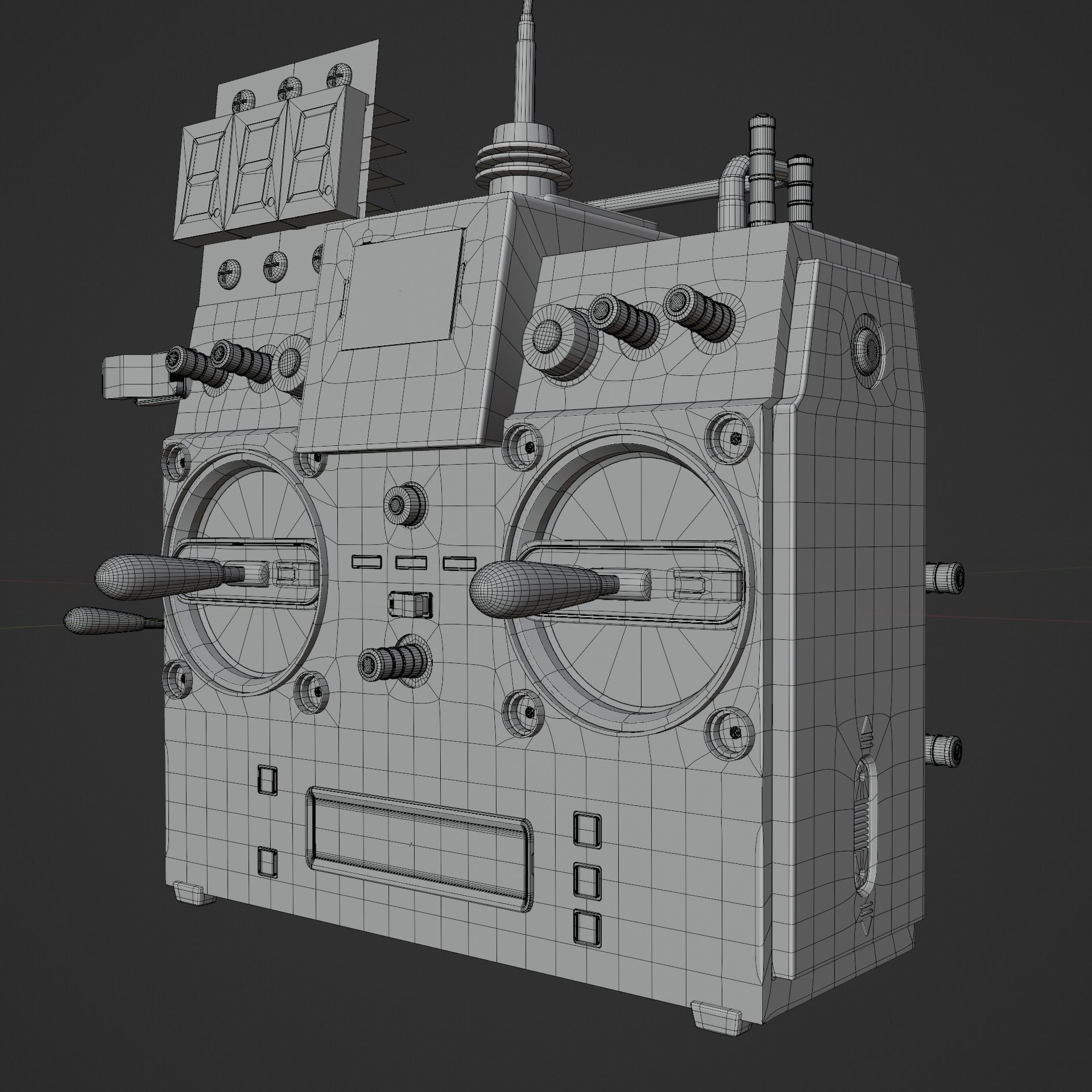 RC Controller - Back to the Future 3D model_13