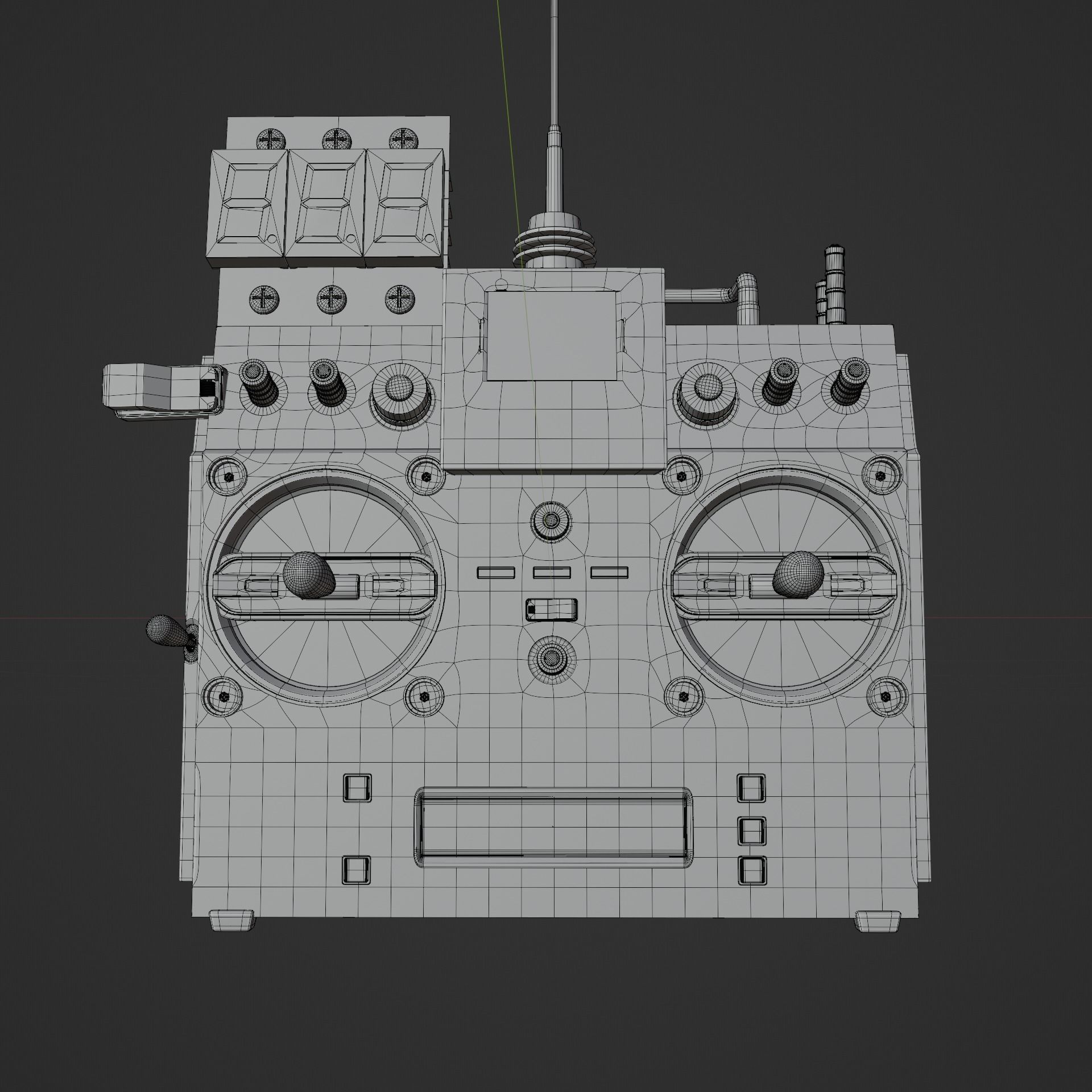 RC Controller - Back to the Future 3D model_14