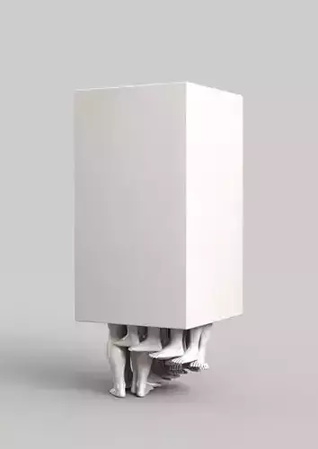 kyuin shim digital sculpture inspired 3d model 3D model