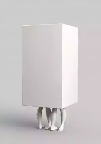 kyuim shim inspired sculpture model 3d