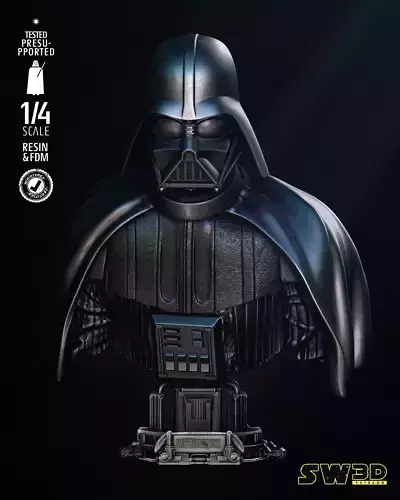 STAR WARS Darth Vader Bust Portrait 3D print model