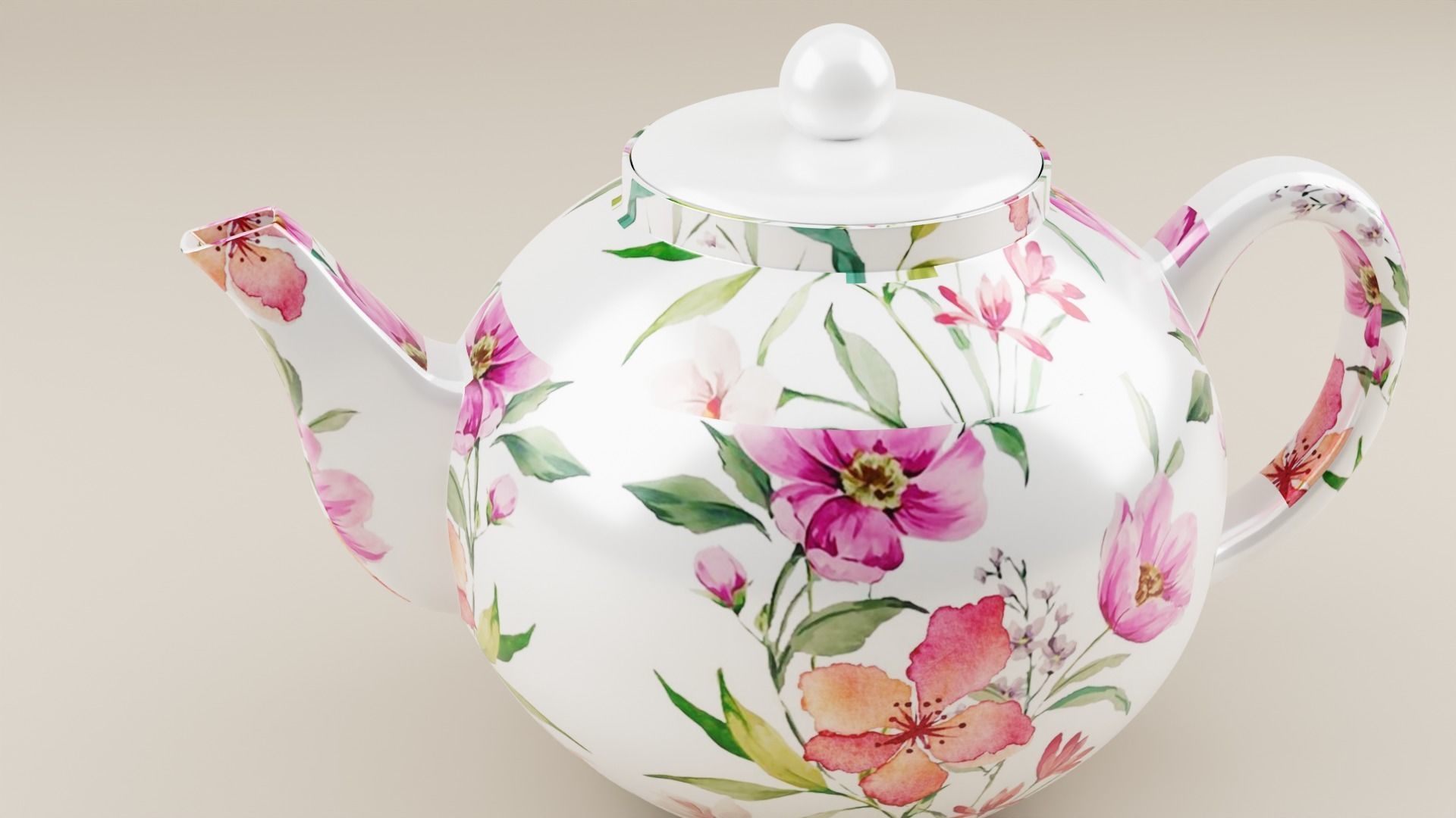 Tea pot 3D model_6
