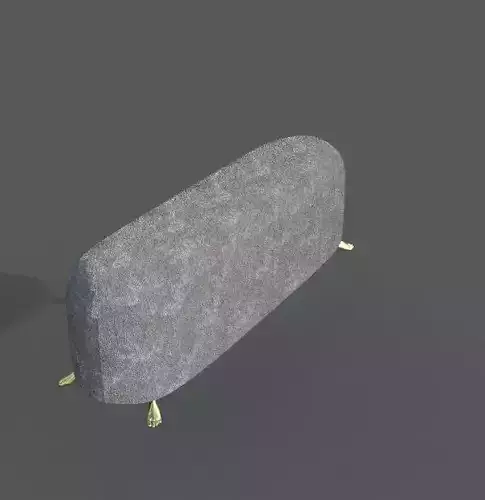 fluffy chair 3d model