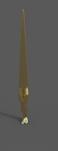 Human style knife 3d model 3D model
