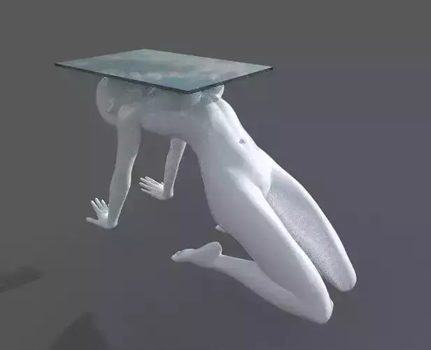 modern living room tea table female style 3d model