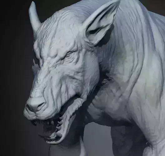 Hellhound Black Shuck  3D print model