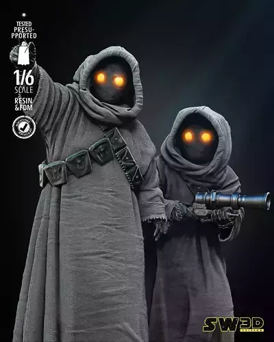 STAR WARS Jawas Sculpture 3D print model