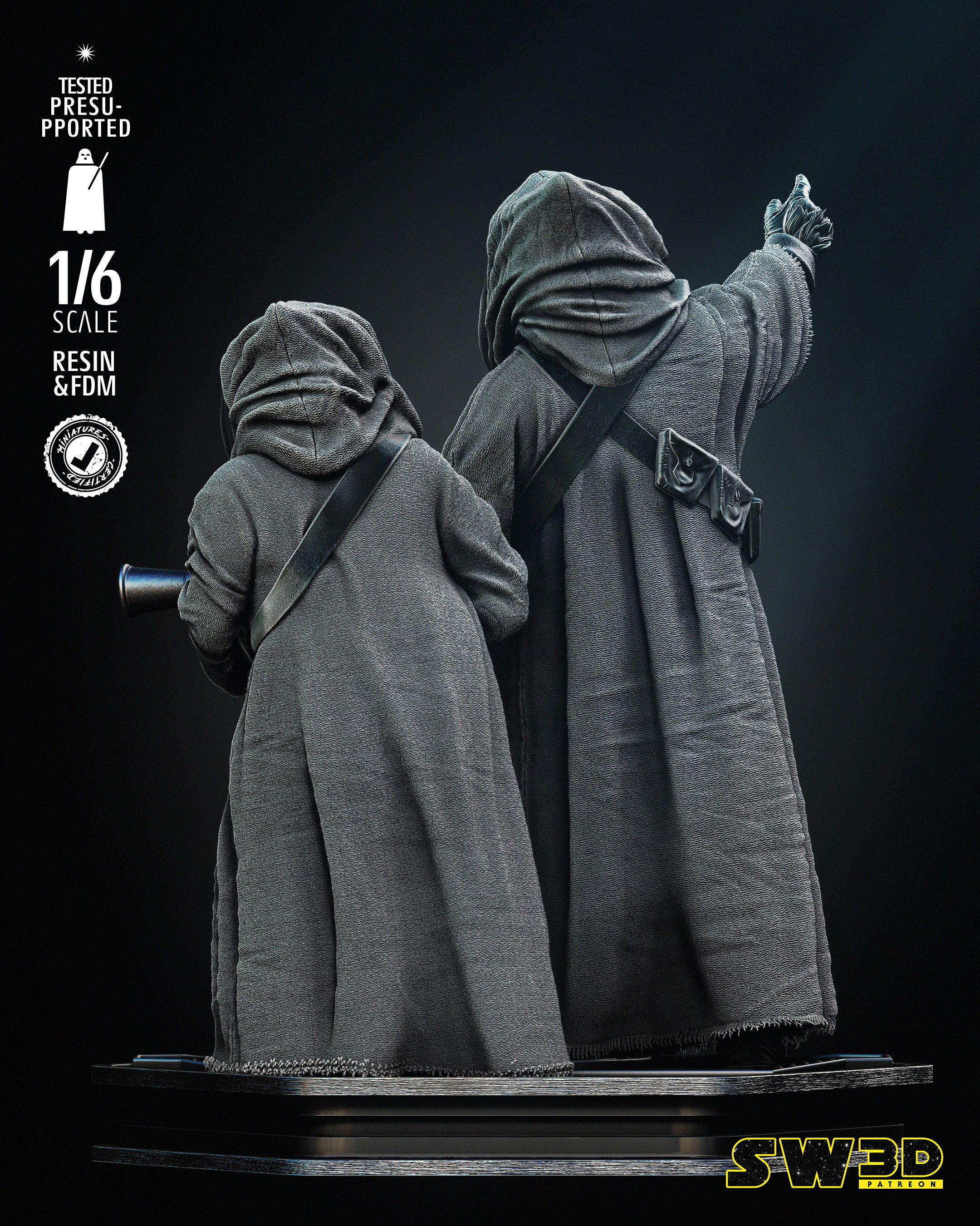 STAR WARS Jawas Sculpture 3D print model_18