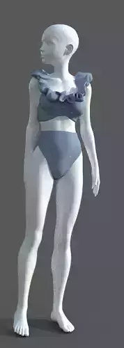 Bath suit 3d model