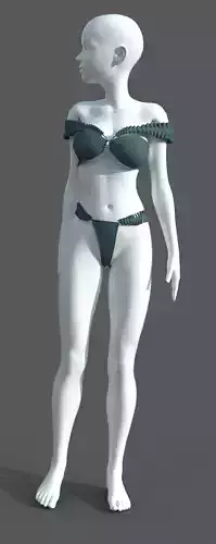 Bath suit 3D model