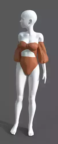 Bath Suit 3D model