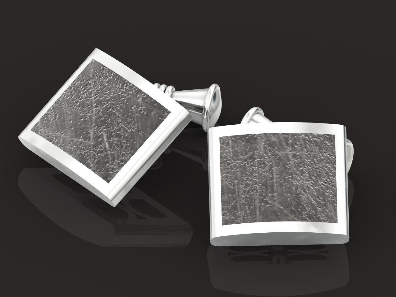 Men Cufflinks 1305 3D print model_19