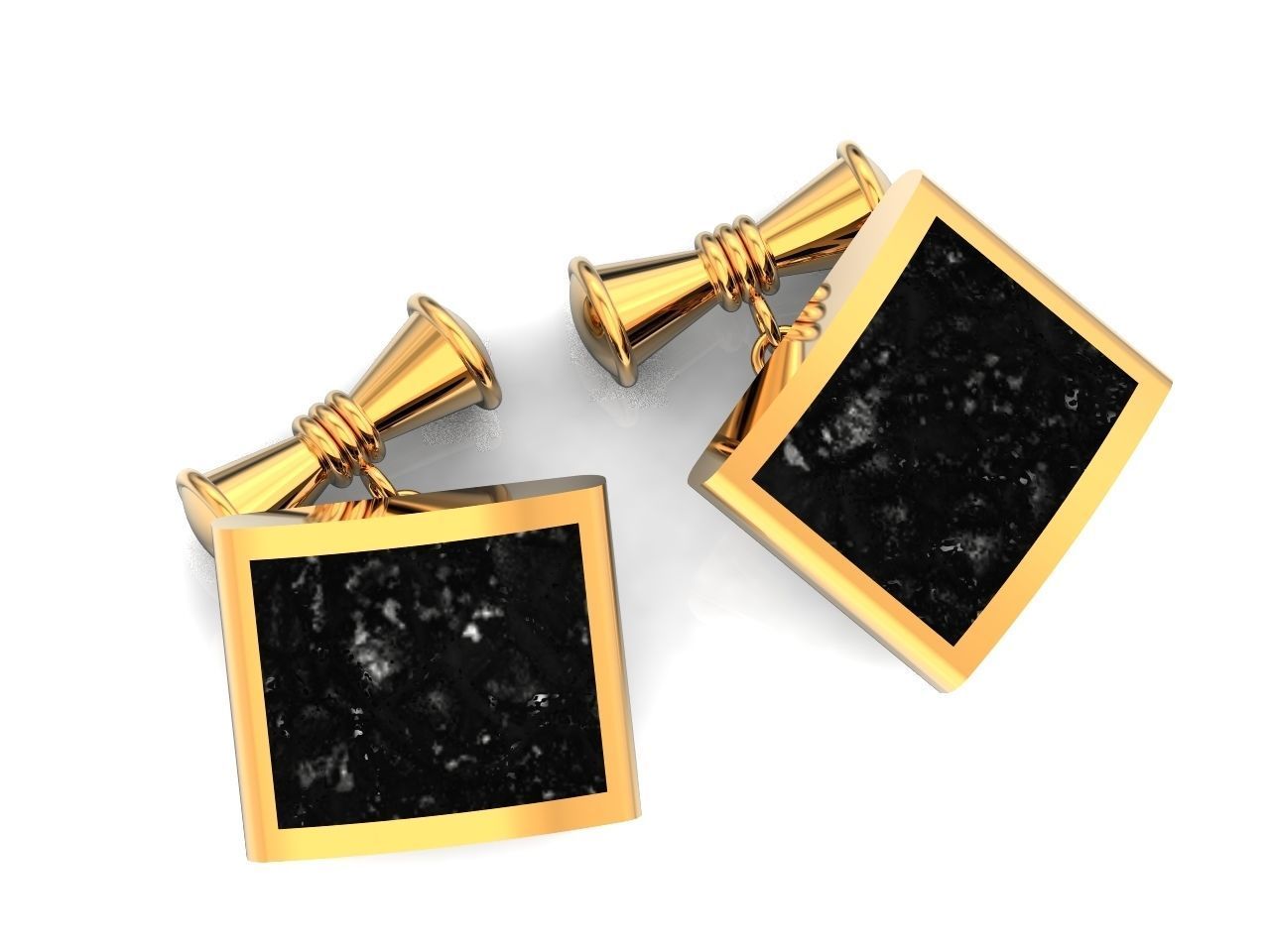 Men Cufflinks 1305 3D print model_42