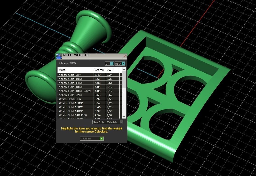 Men Cufflinks 1305 3D print model_5