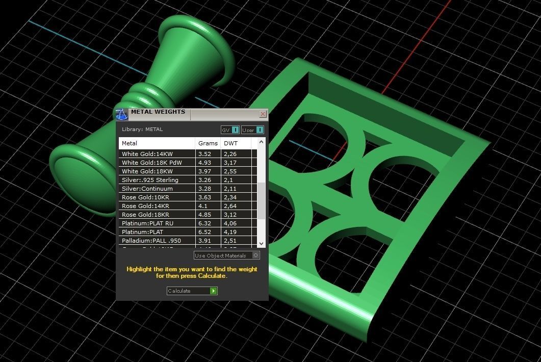 Men Cufflinks 1305 3D print model_6