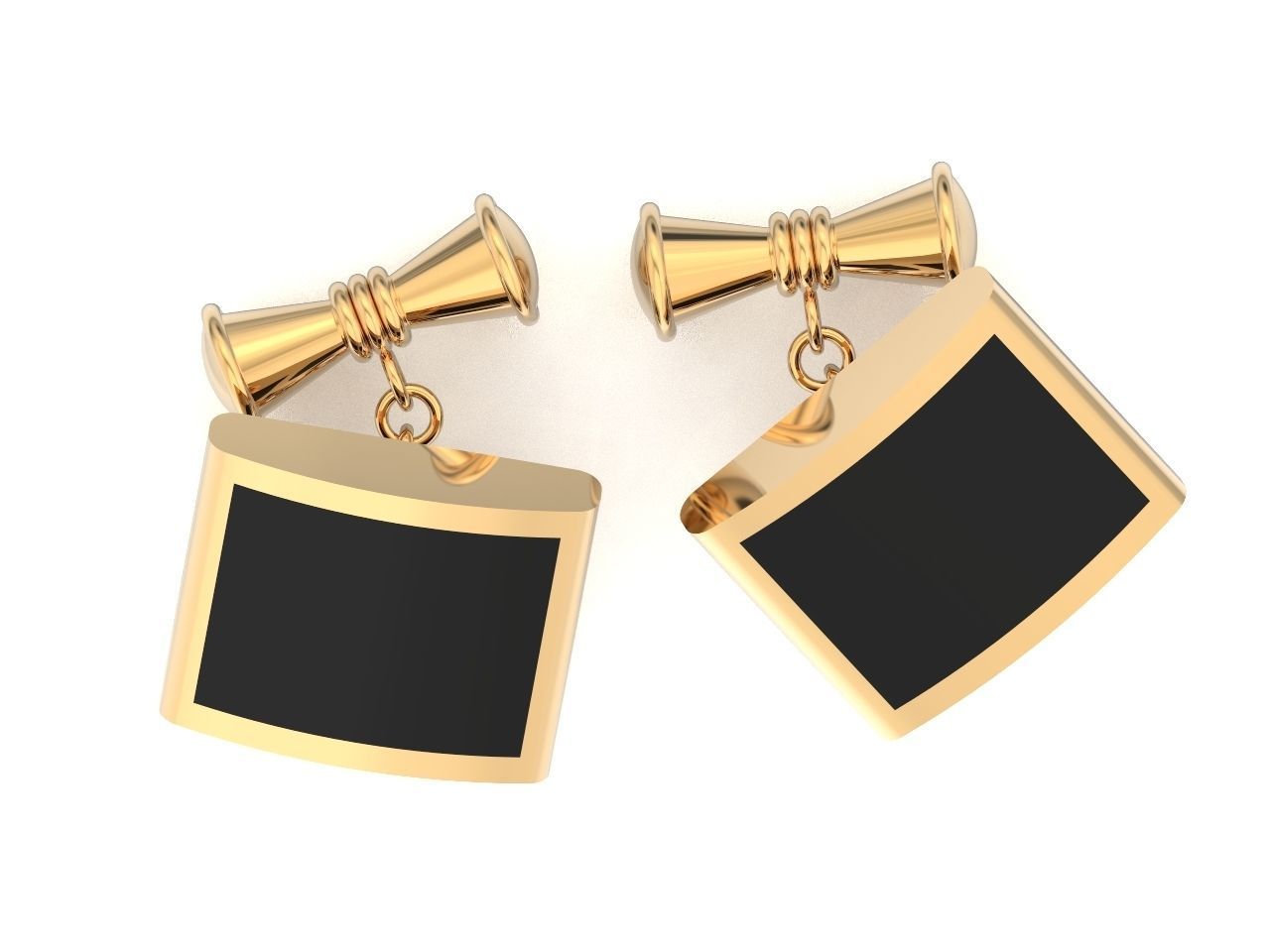 Men Cufflinks 1305 3D print model_37