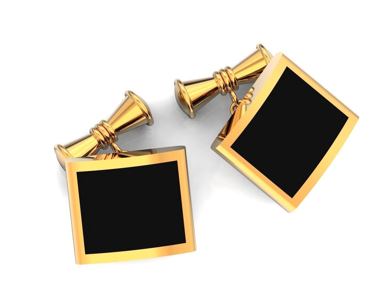 Men Cufflinks 1305 3D print model_48