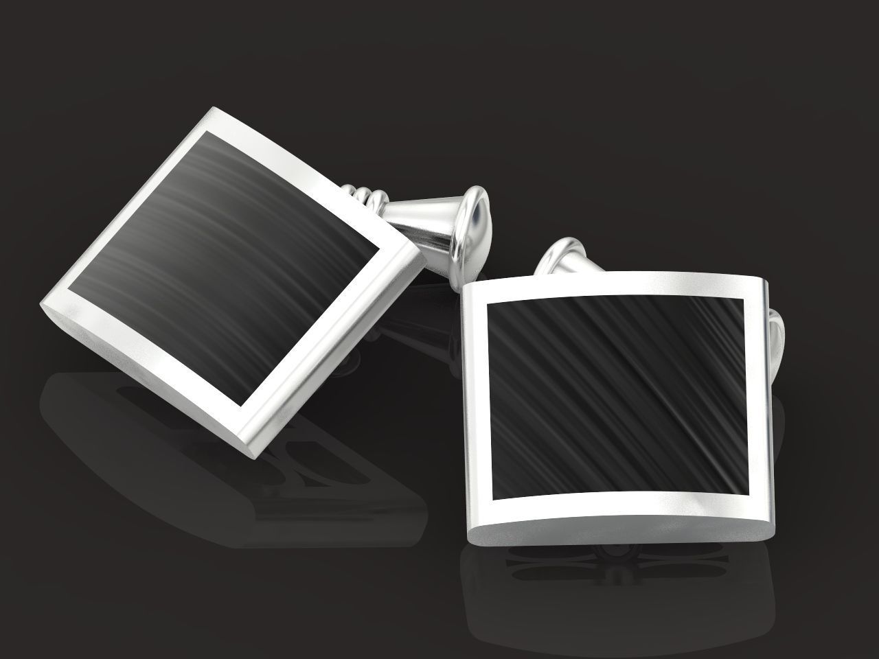 Men Cufflinks 1305 3D print model_13