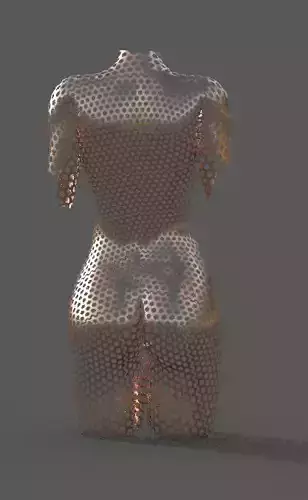 sculpture artwork william ashley norman female nude 3d model