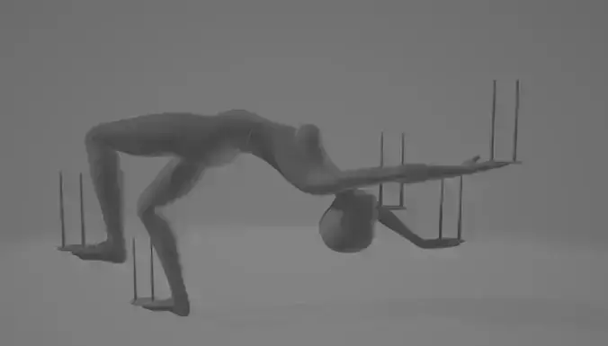 Limbo Chandelier 2 3d model