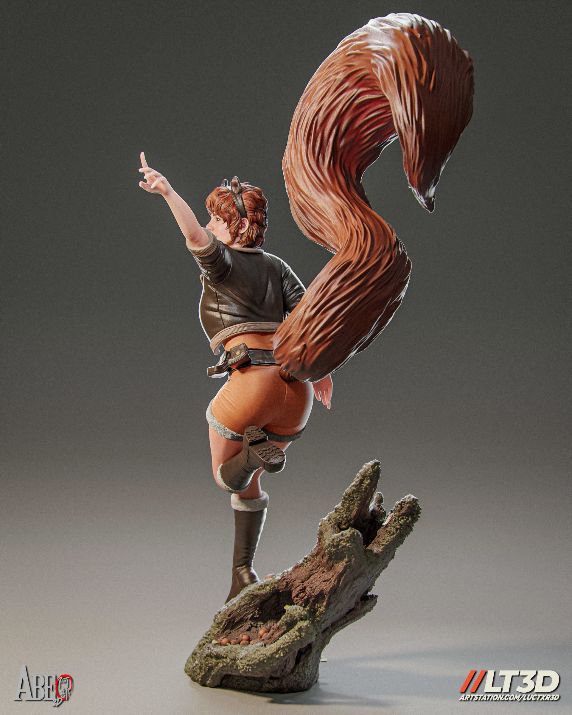 Squirrel Girl 3D print model_3