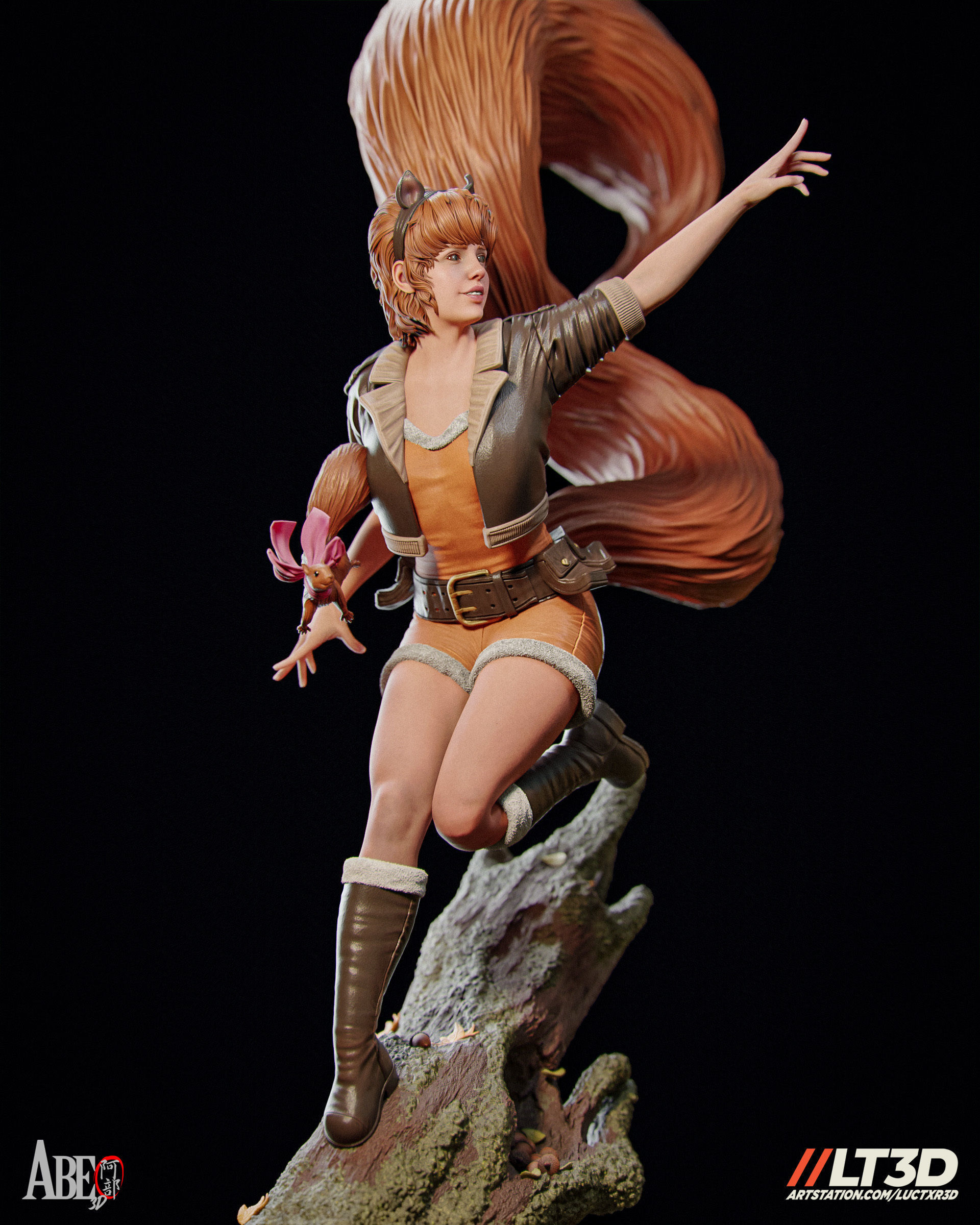 Squirrel Girl 3D print model_10