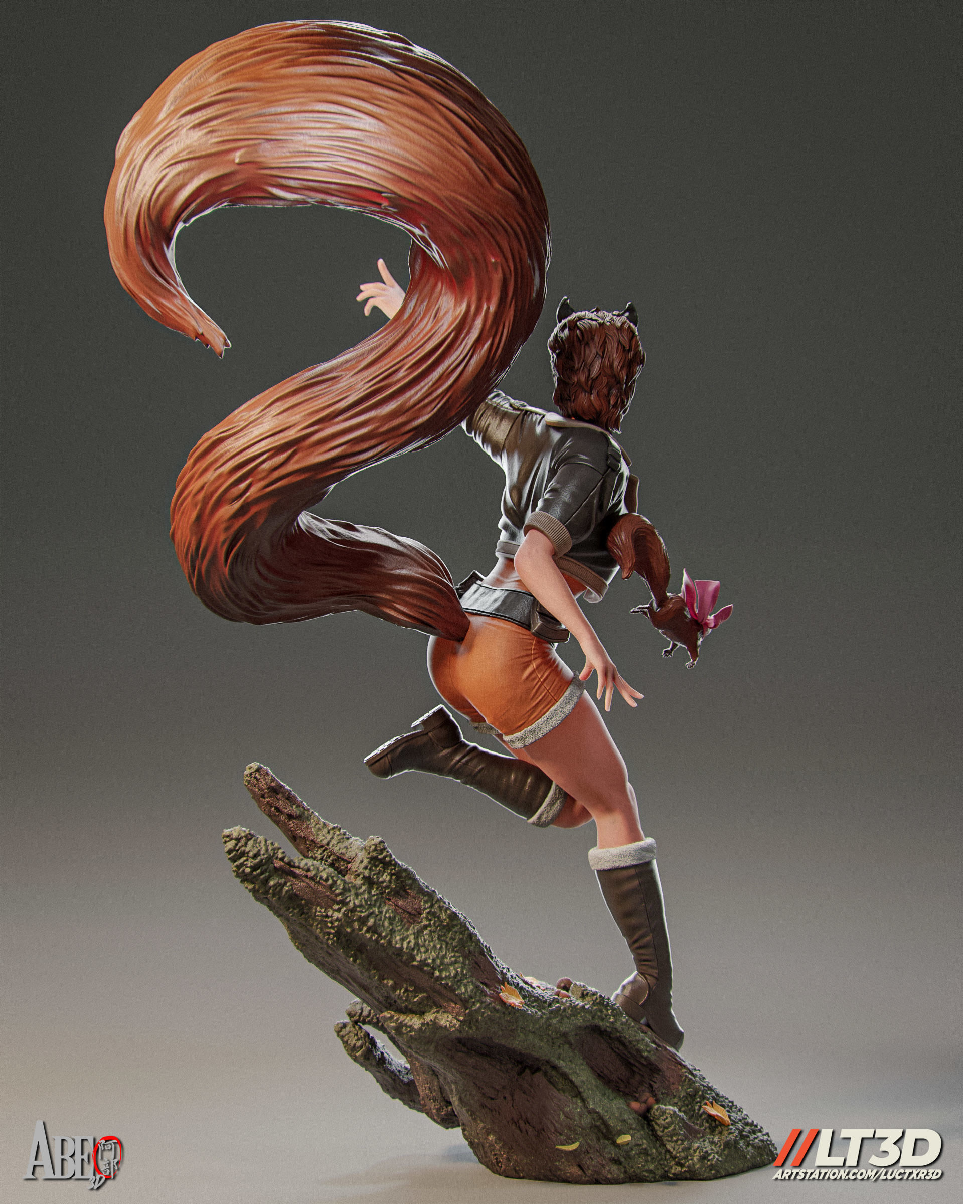 Squirrel Girl 3D print model_2