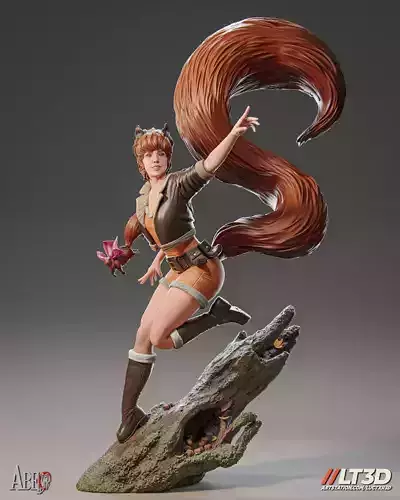 Squirrel Girl 3D print model