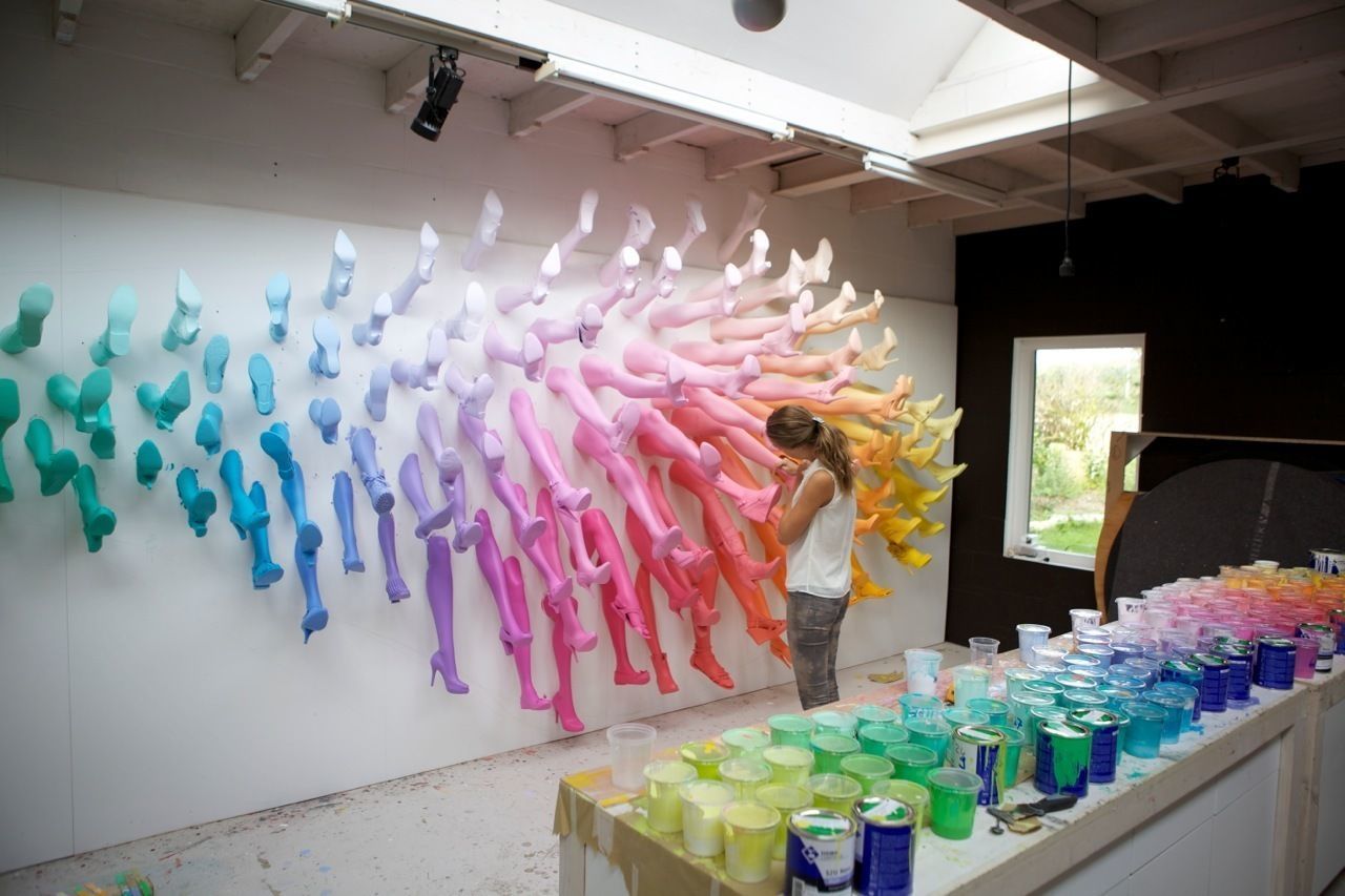 Human Hand wall decor 3d model 3D model_2