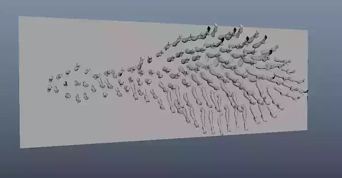 Human Hand wall decor 3d model