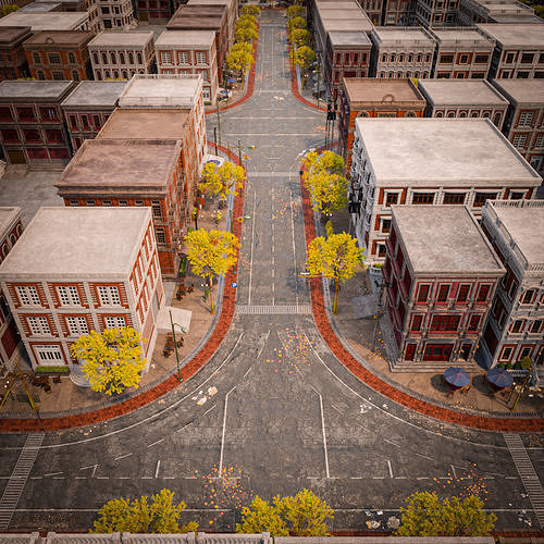 MODULAR BUILDING WITH INTERIOR KITBASH PACK WITH DEMO FILE 6