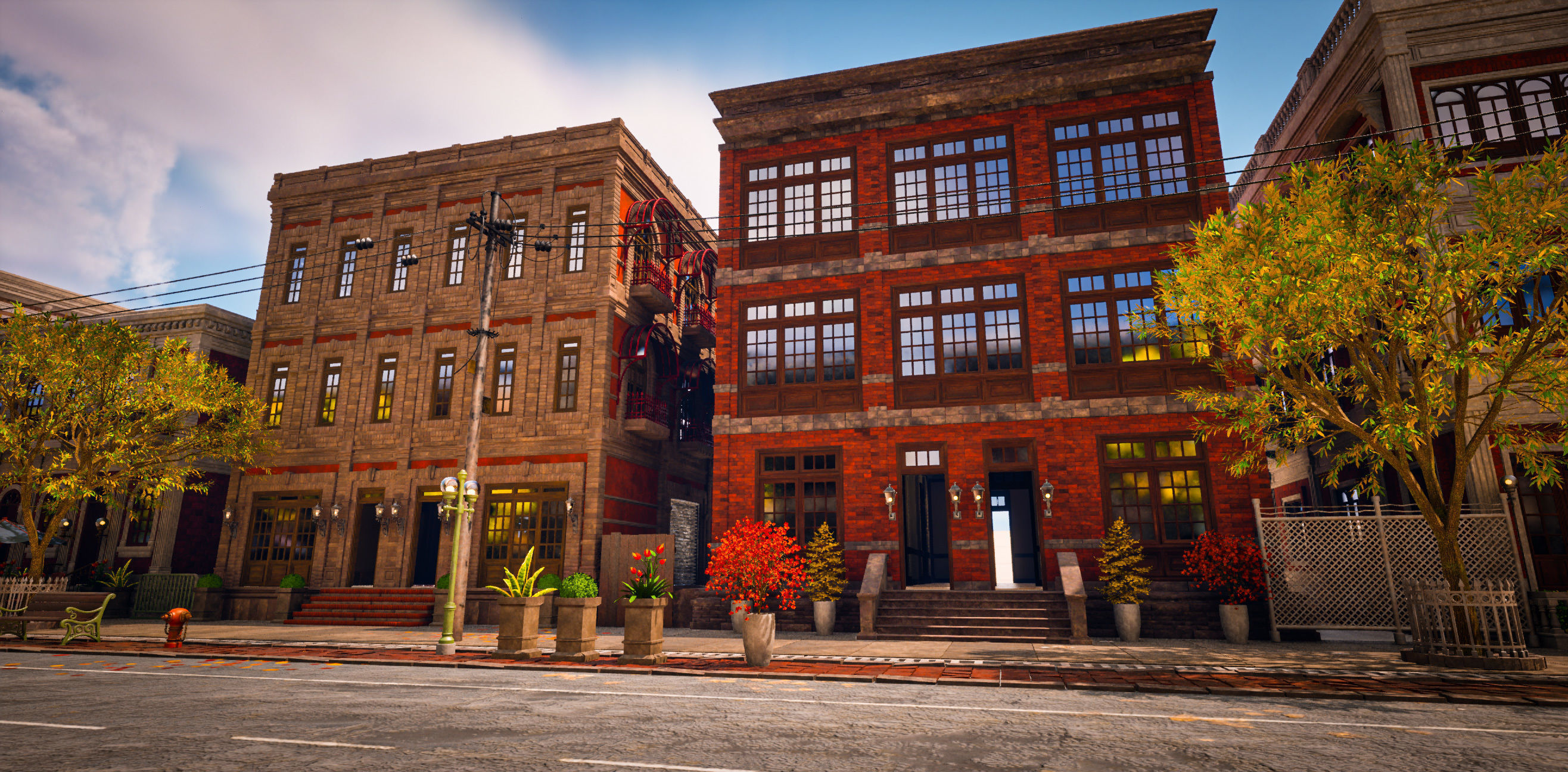 MODULAR BUILDING WITH INTERIOR KITBASH PACK WITH DEMO FILE 3D Model Collection_7