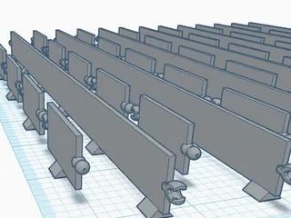 drift rc track barriers 3D print model_1