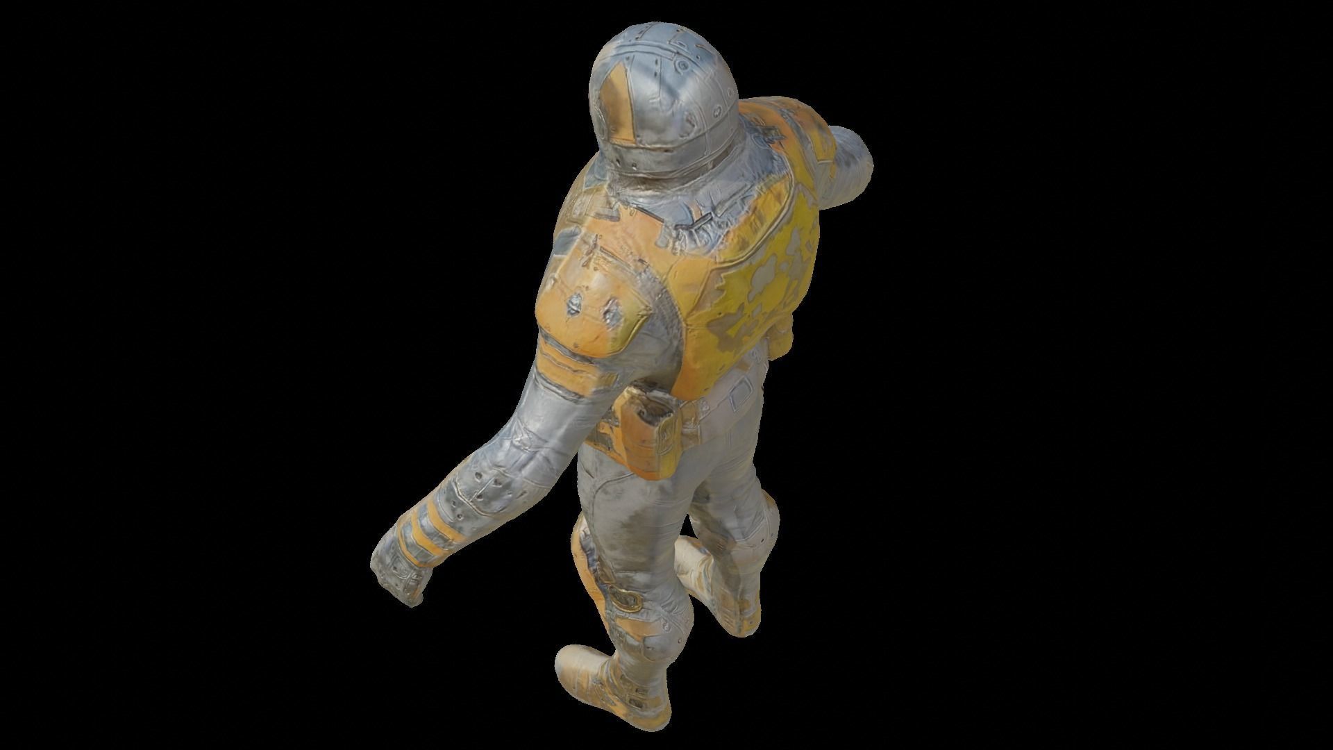 Sci fi Character Robot Low-poly 3D model_4