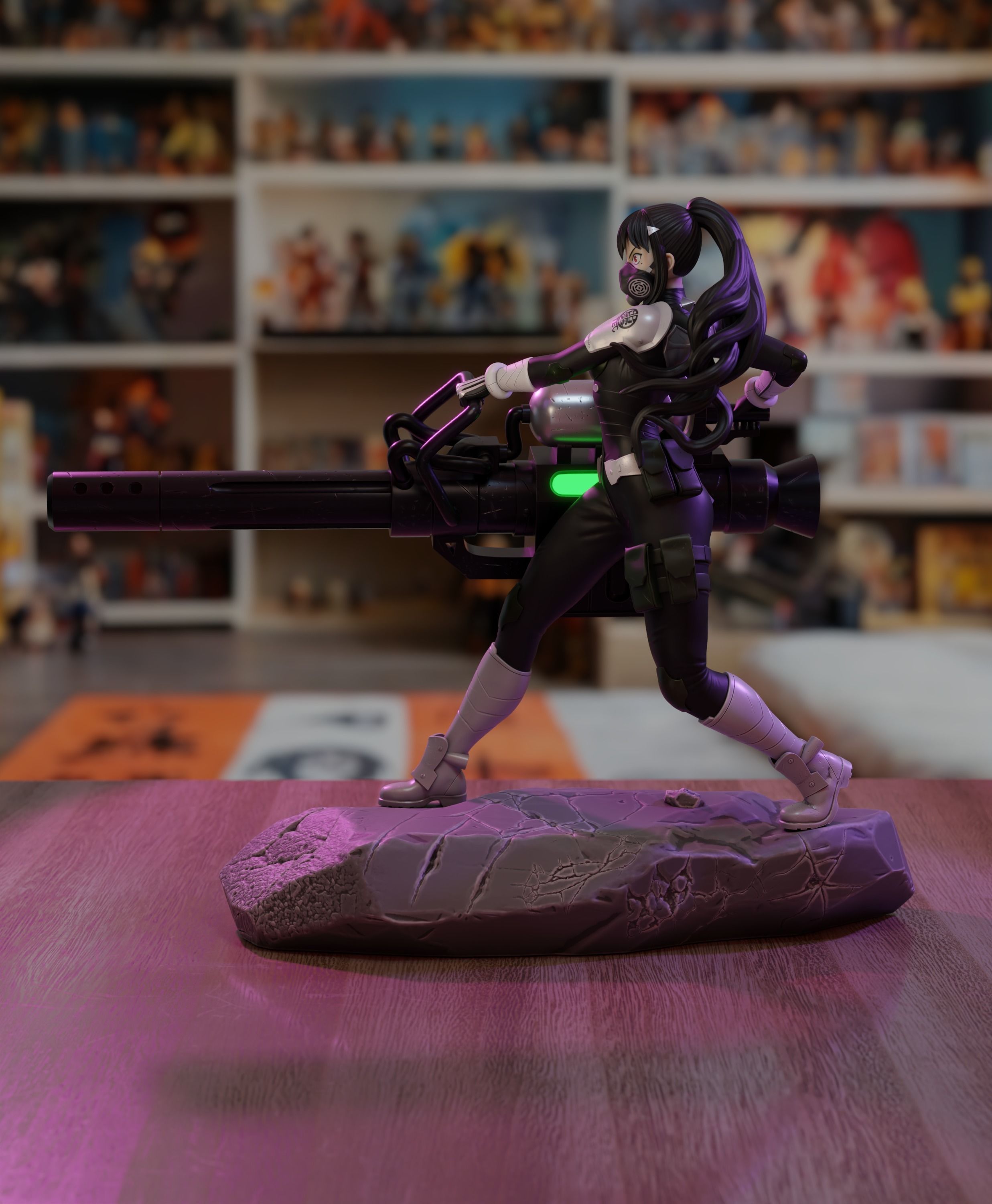 Mina Ashiro - Kaiju No8 3D print model_7