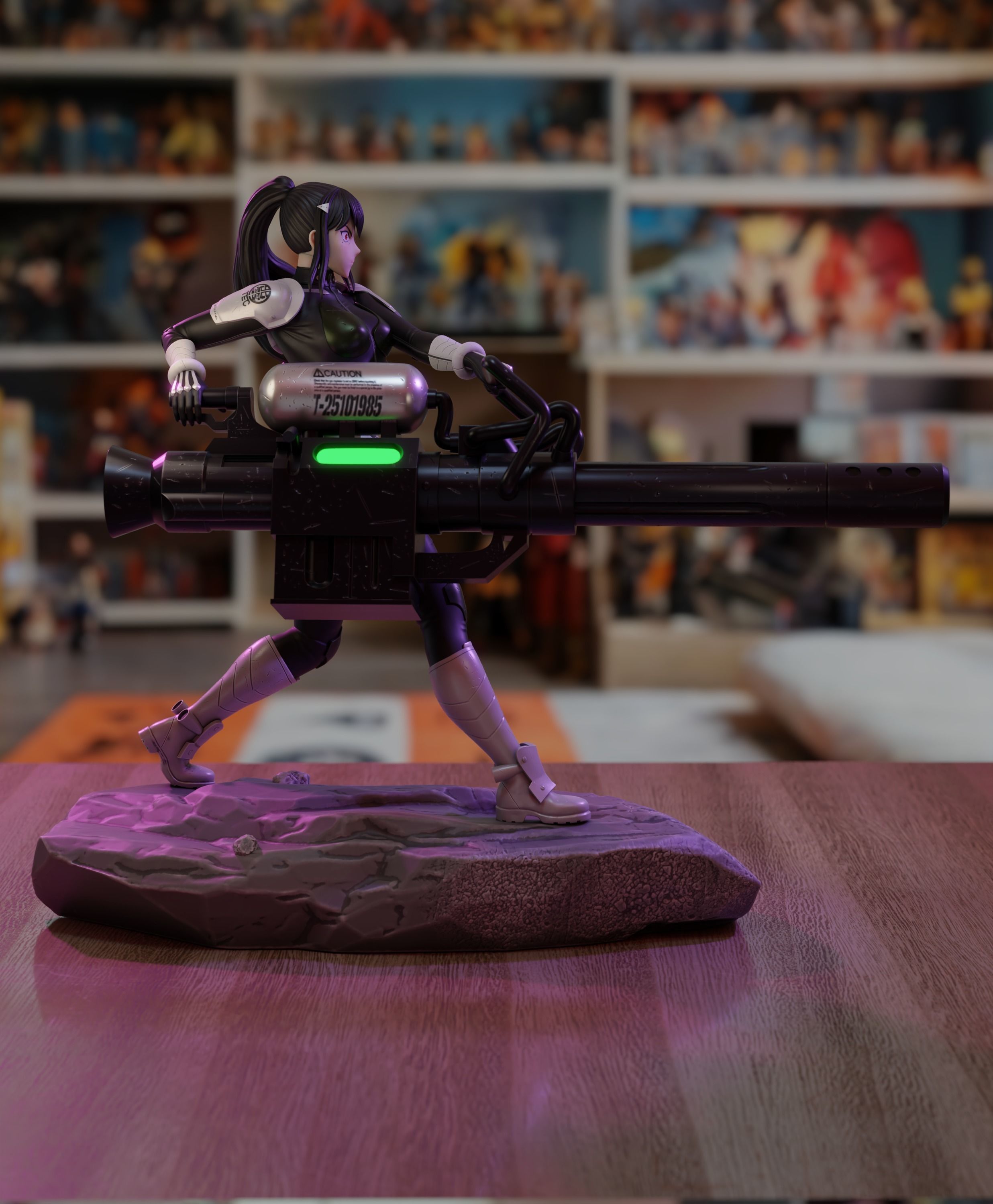 Mina Ashiro - Kaiju No8 3D print model_6