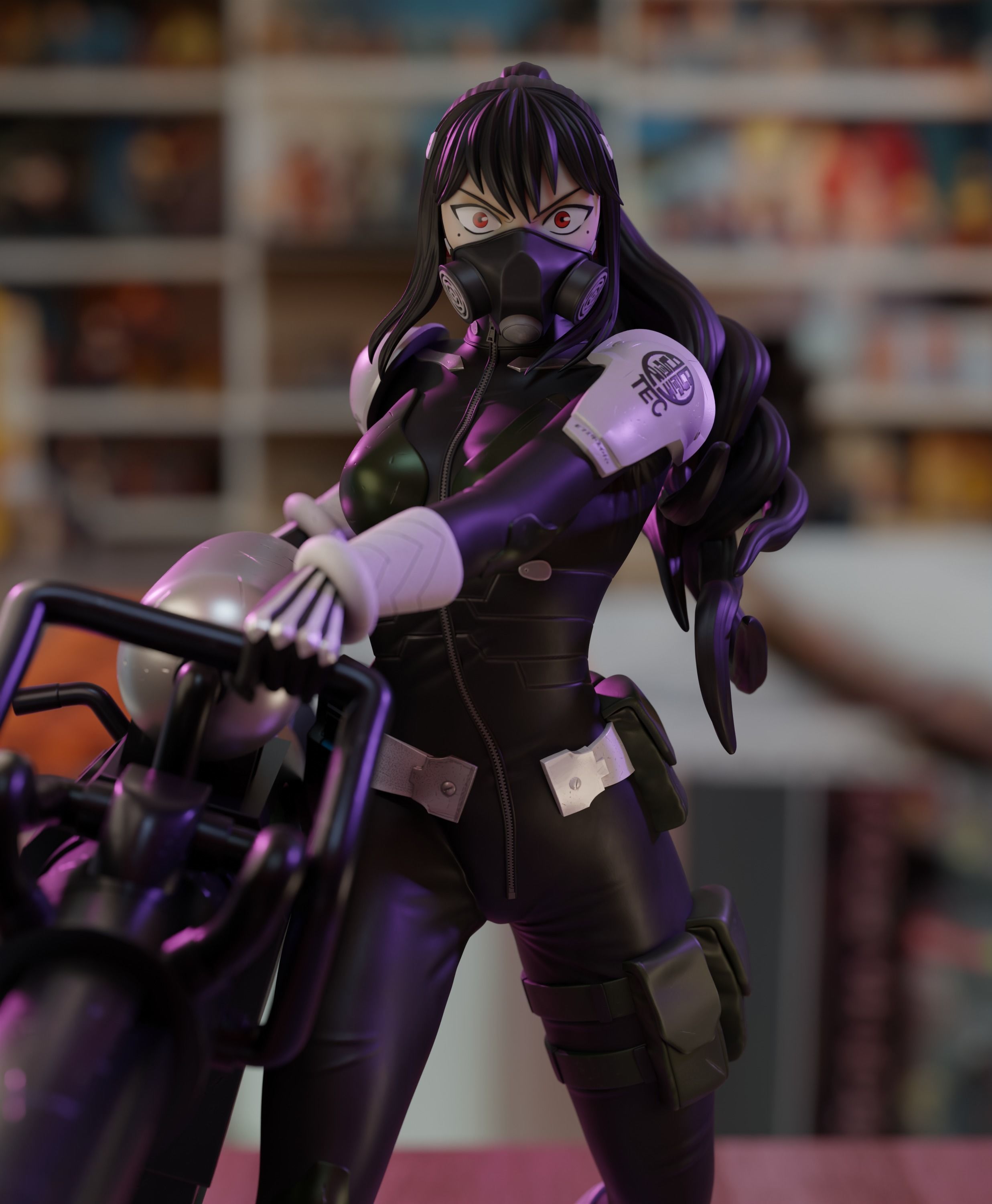 Mina Ashiro - Kaiju No8 3D print model_4