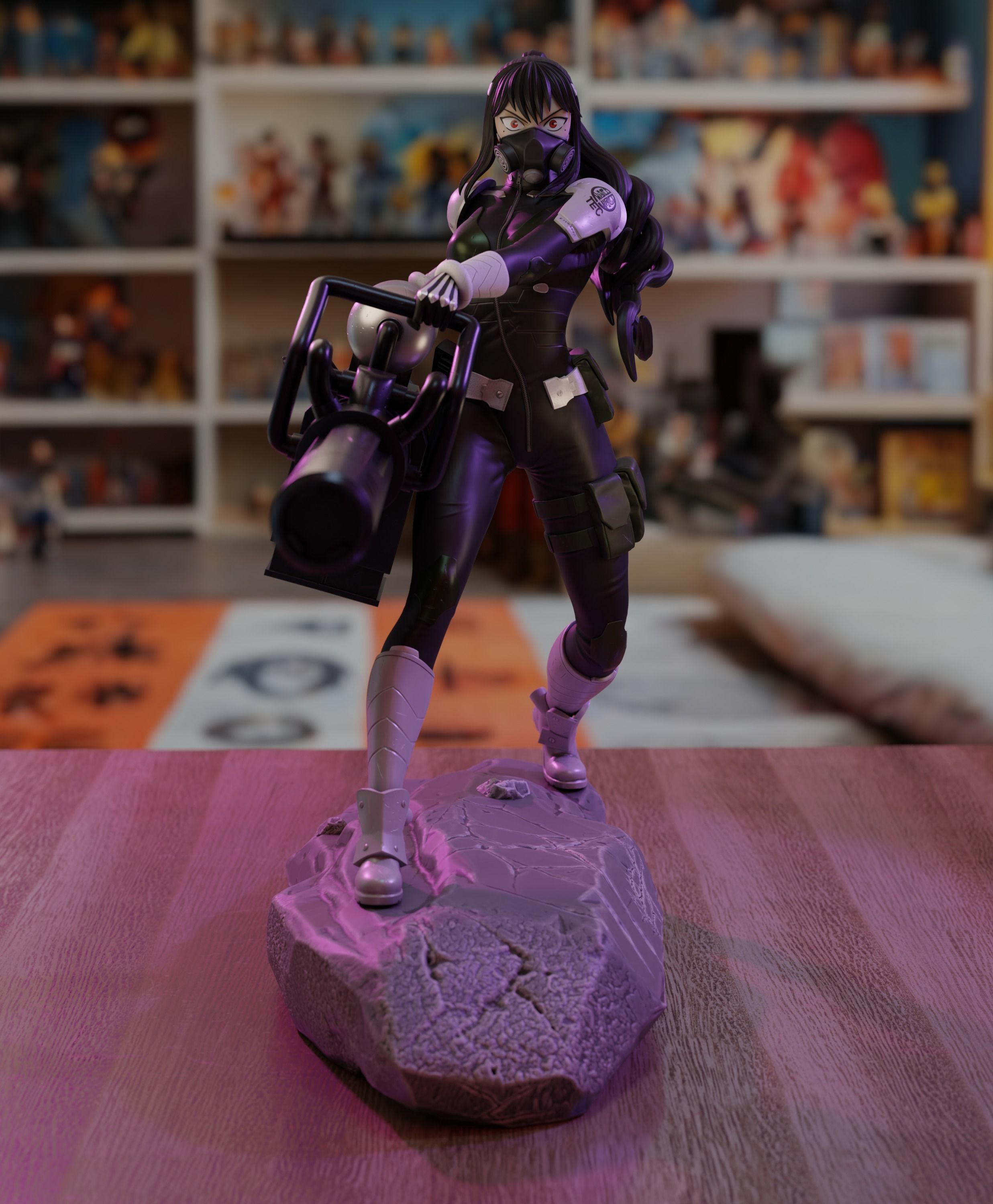 Mina Ashiro - Kaiju No8 3D print model_1