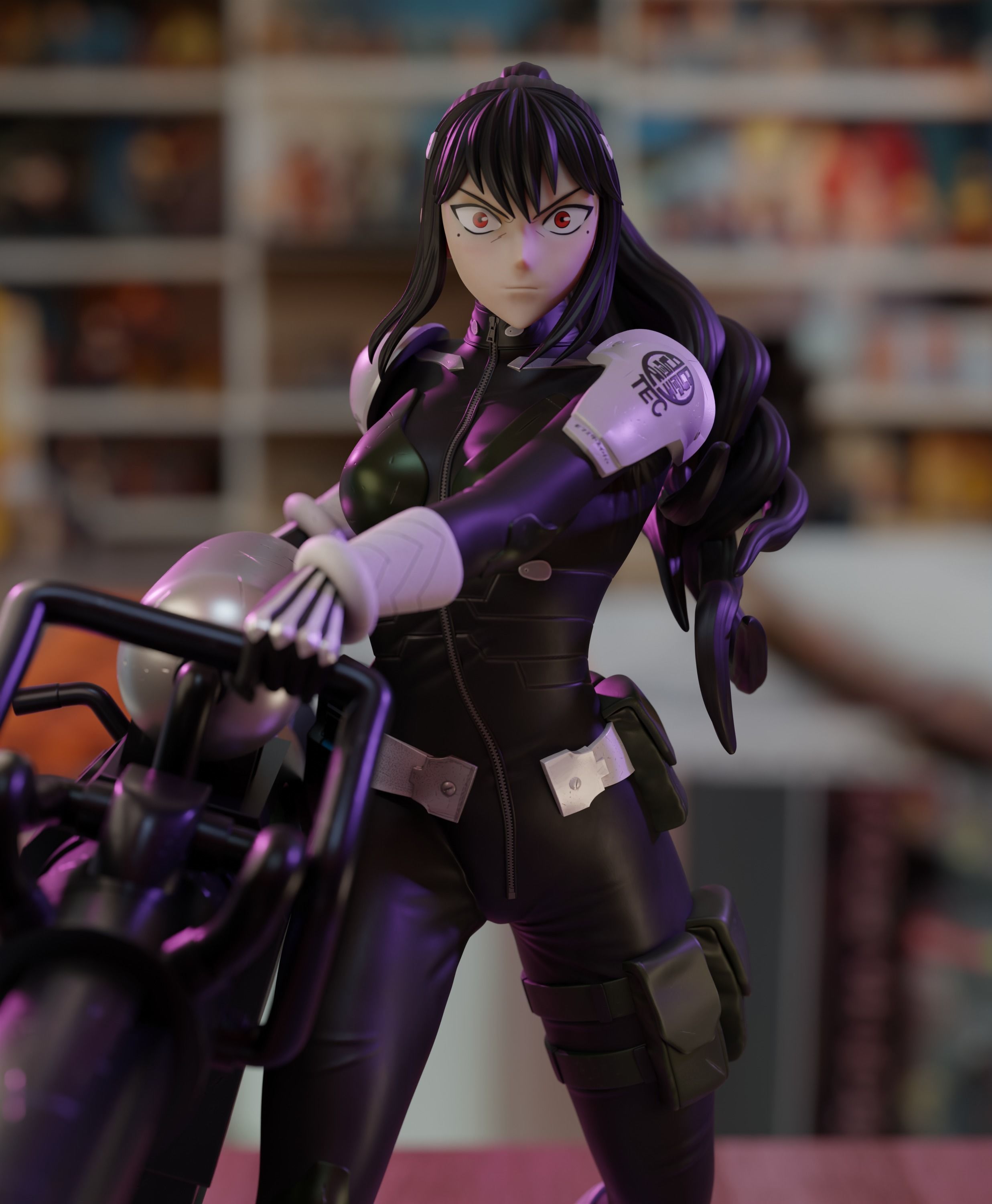 Mina Ashiro - Kaiju No8 3D print model_3