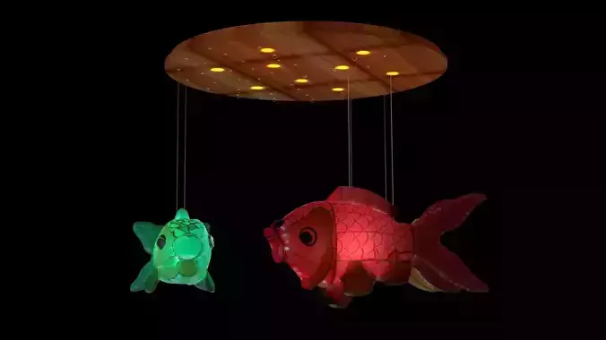Chinese fish  lantern 