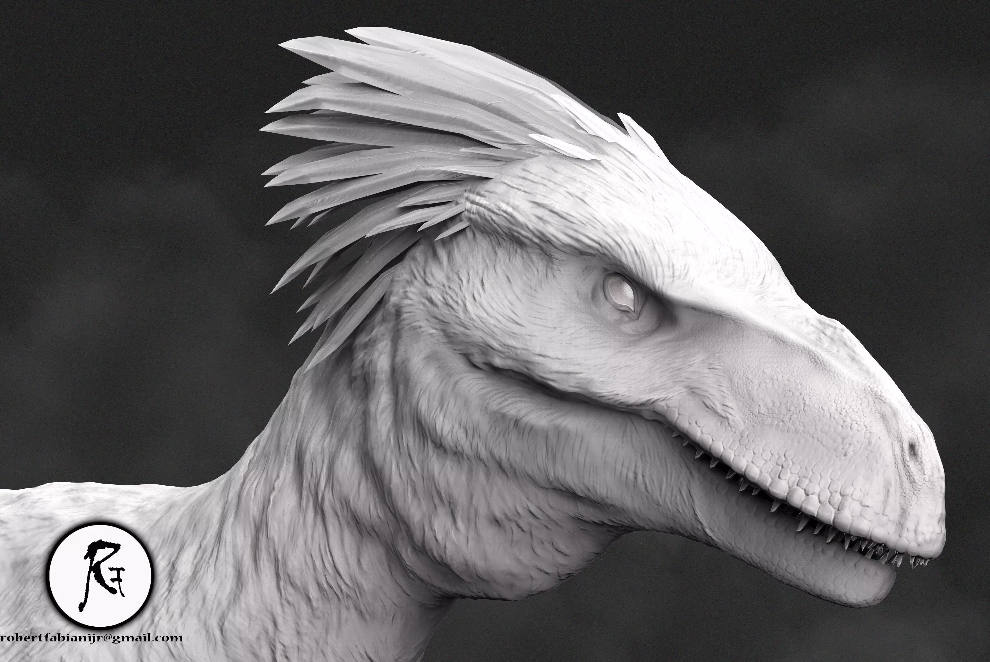 Dakotaraptor 3D print model_0