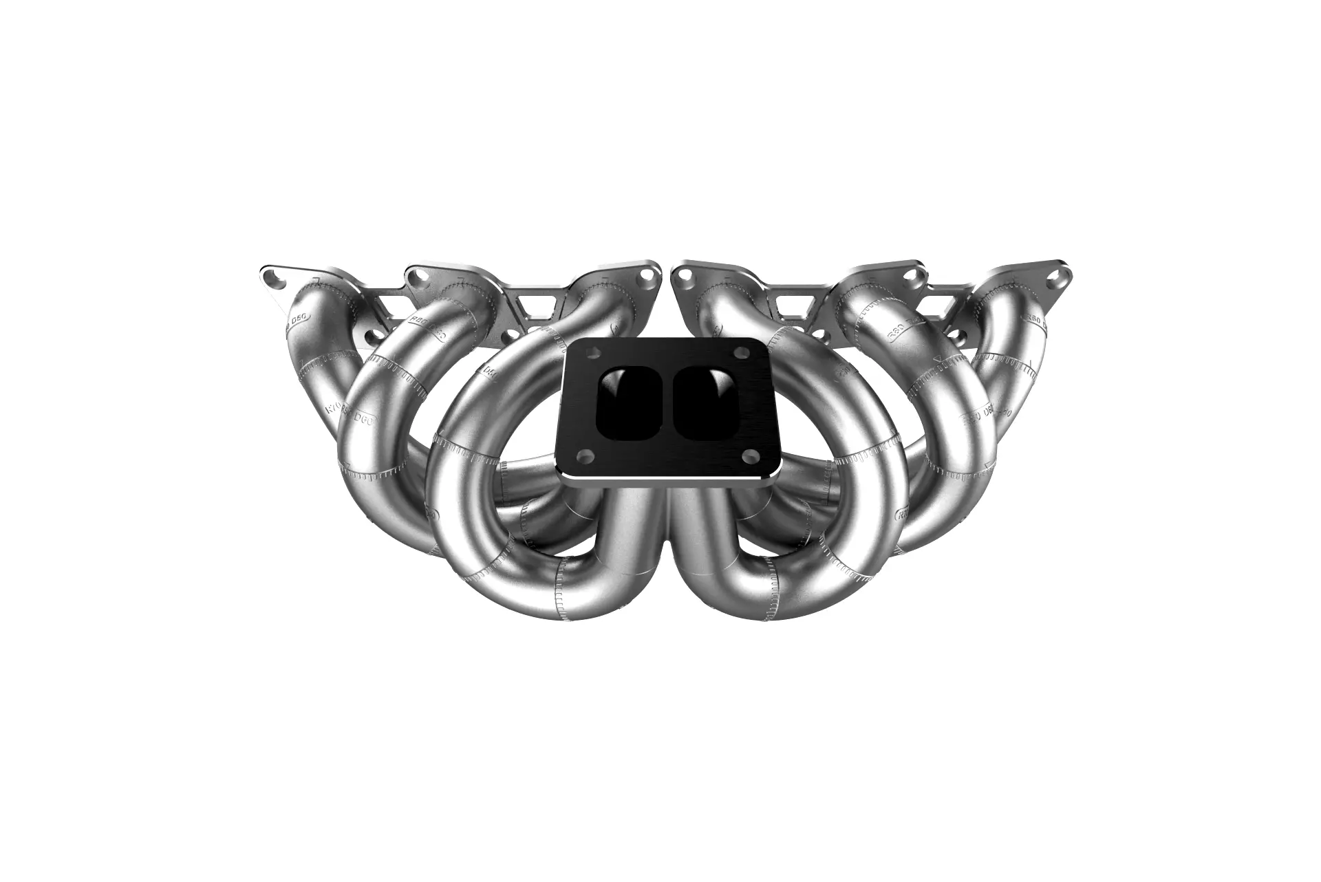 RB26 Equal Length T4 Single Turbo Manifold Mockup 3D print model_0
