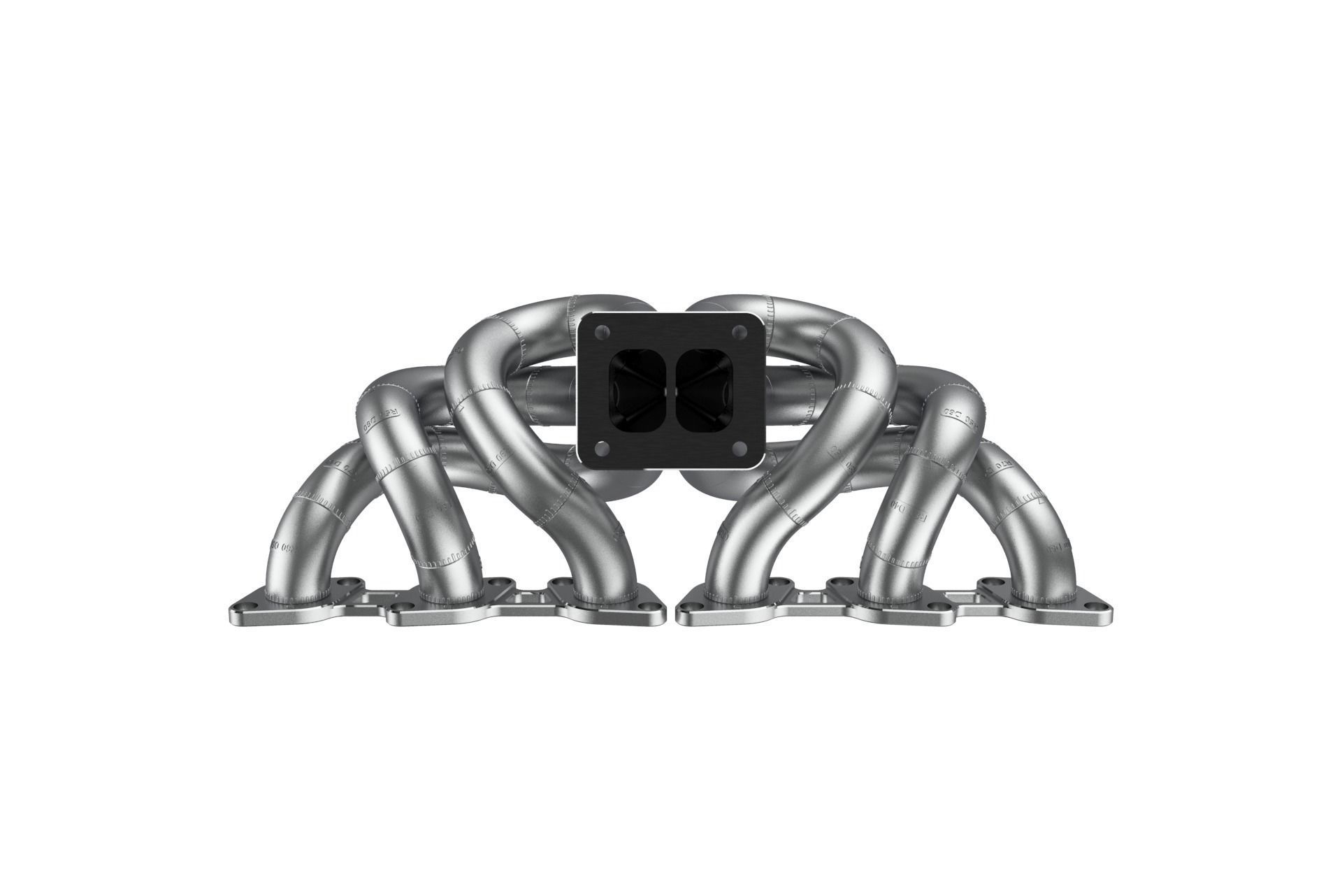 RB26 Equal Length T4 Single Turbo Manifold Mockup 3D print model_15