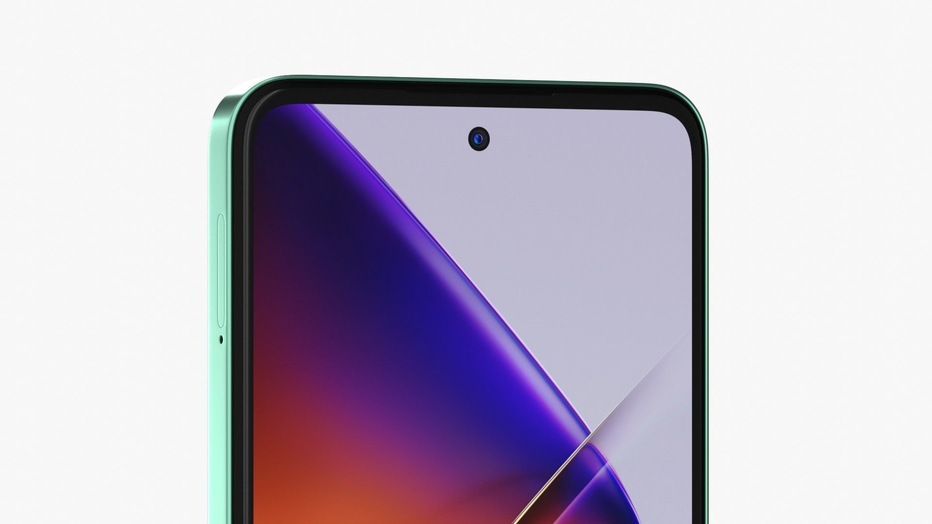 Infinix Note 40X Green Low-poly 3D model_7